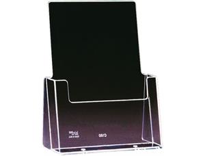 Brosjyreholder Bord A5 160 x 32mm klar akryl 